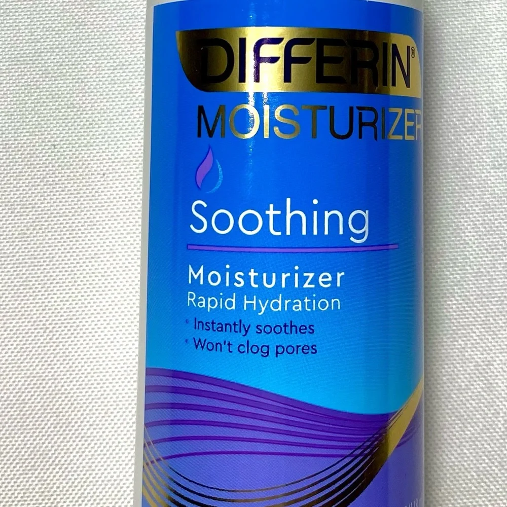 Differin Face Moisturizer Soothing Lotion for Face and Body,Gentle Skin Care